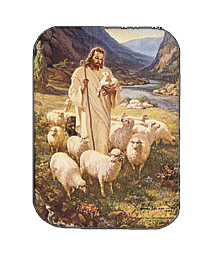 730817204055 Shepherd With Sheep Pocket Cards