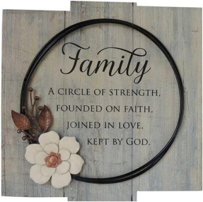 785525314039 Family A Circle Of Strength (Plaque)