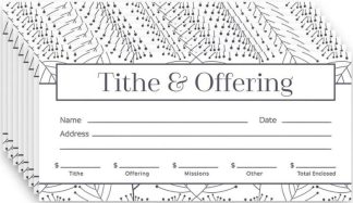 788200444588 Offering Envelope For Tithe And Offering Pack Of 100