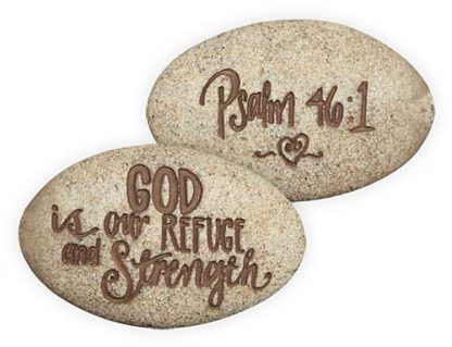 798890171251 Psalm 46:1 Psalm Stone