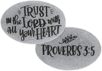 798890171732 Trust In The Lord Proverbs 3:5 Pocket Stone