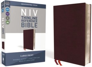 9780310449560 Thinline Reference Bible Large Print Comfort Print