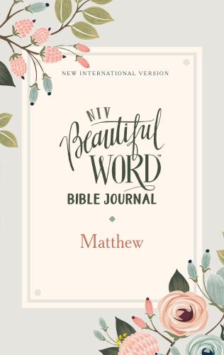 9780310455783 Beautiful Word Bible Journal Matthew Comfort Print