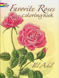 9780486258454 Favorite Roses Coloring Book