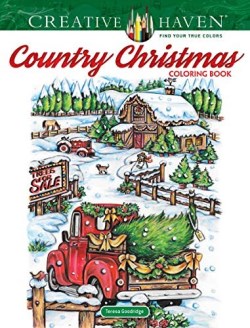 9780486832524 Country Christmas Coloring Book