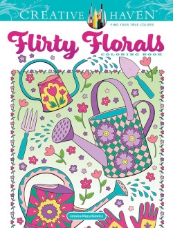 9780486848624 Flirty Florals Coloring Book