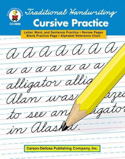 9780887245268 Traditional Handwriting Cursive Practice 2-5