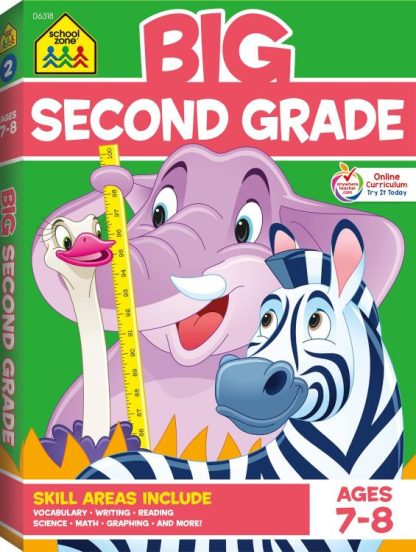 9780887431487 Big Second Grade Workbook Ages 7-8 (Workbook)