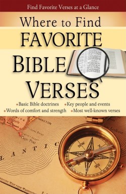 9781596361966 Where To Find Favorite Bible Verses Pamphlet Pack Of 5