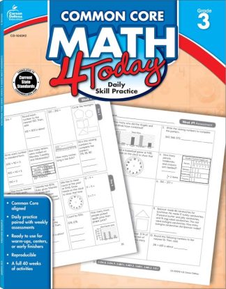 9781624426018 Common Core Math 4 Today Grade 3 (Supplement)