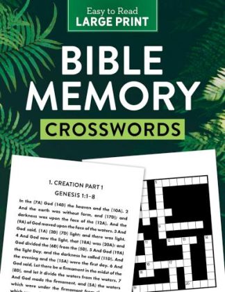 9781636091051 Bible Memory Crosswords Large Print (Large Type)