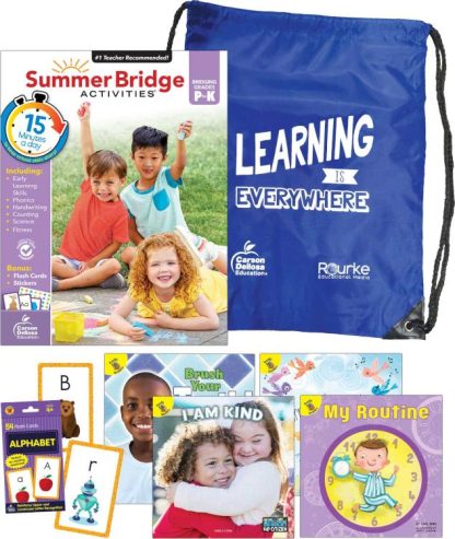 9781643696331 Summer Bridge Essentials Backpack Grades PreK-K