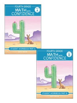 9781944481551 4th Grade Math With Confidence Student Workbook Bundle (Student/Study Guide)