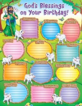 1594414955 Gods Blessings On Your Birthday Chart