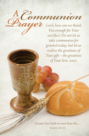 730817350462 Communion Prayer Pack Of 100