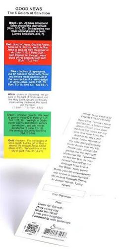 788200434947 Plan Of Salvation Bookmark Pack Of 25