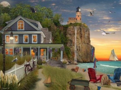 819273021403 Beachside Lighthouse 550 Pieces (Puzzle)