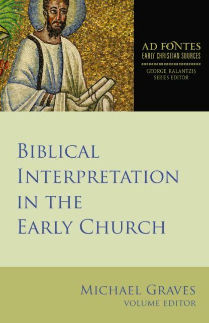 9781451496376 Biblical Interpretation In The Early Church