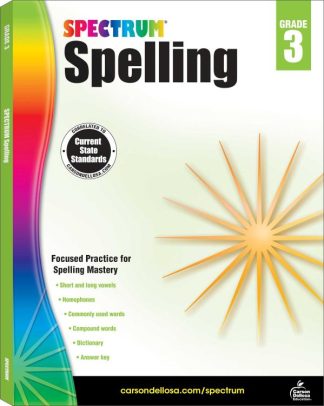 9781483811765 Spectrum Spelling Grade 3