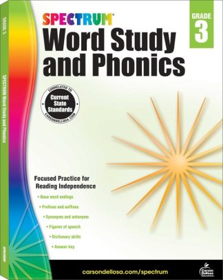 9781483811840 Spectrum Word Study And Phonics Grade 3