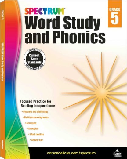 9781483811864 Spectrum Word Study And Phonics Grade 5