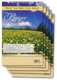 9781596364578 What The Bible Says About Prayer Pamphlet 5 Pack