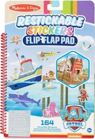 0000772332545 PAW Patrol Adventure Bay Restickable Stickers Flip Flap Pad