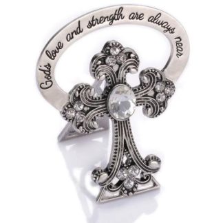 089945598353 Trust In God Crystal Bedside Cross