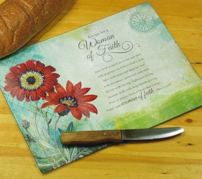 095177565537 Woman Of Faith Cutting Board