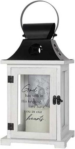 096069574637 His Keeping Picture Frame Lantern