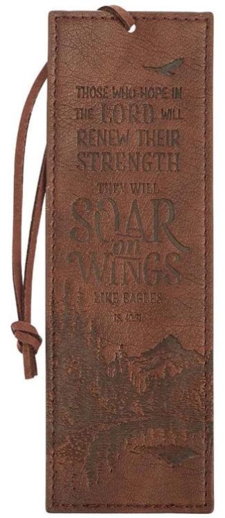 1220000136823 Soar Faux Leather Isaiah 40:31