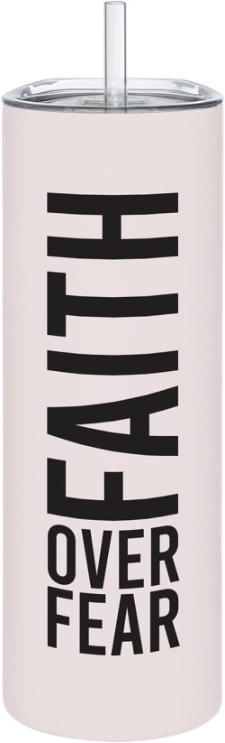 195002151338 Faith Over Fear Skinny Tumbler