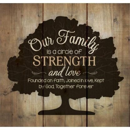 656200231425 Our Family Pallet Art (Plaque)