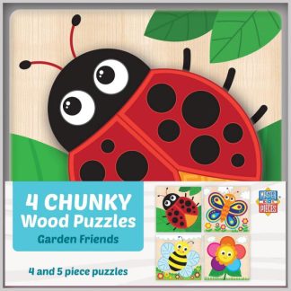 705988124556 Garden Friends Chunky Wood Puzzles