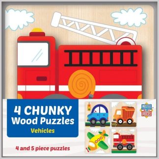 705988124563 Vehicles Chunky Wood Puzzles