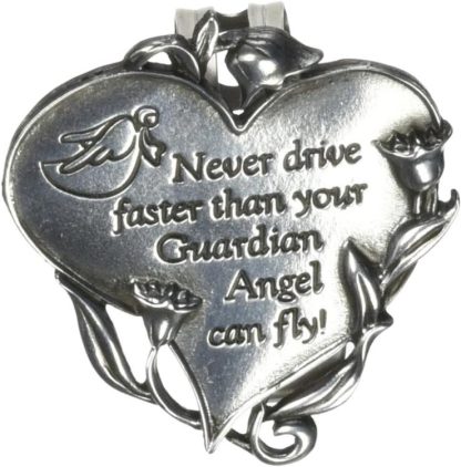 785525214810 Never Drive Faster Heart Visor Clip