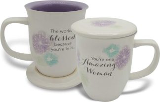 785525305914 Amazing Woman Mug With Coaster