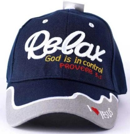 788200537433 Relax God Is In Control Cap