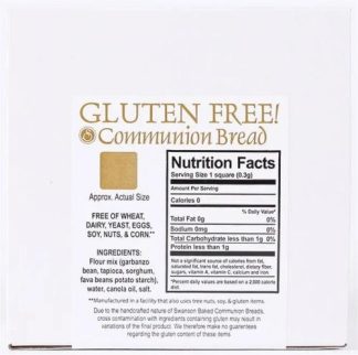 788200565702 Gluten Free Communion Squares