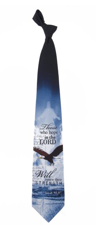 796736090902 Renew Their Strength Isaiah 40:31 Necktie (Tie)