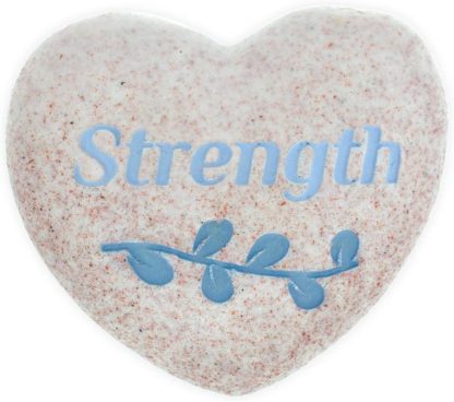 798890145948 Strength Heart Pocket Stone