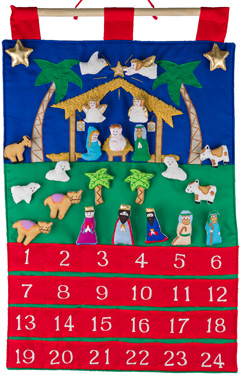 871241008755 Nativity Fabric Advent Calendar