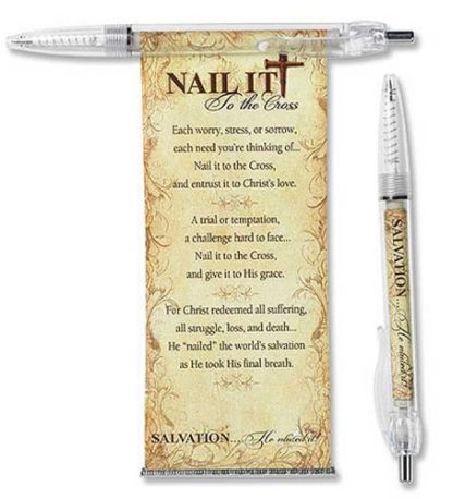 886083061059 Nail It To The Cross Banner Pen