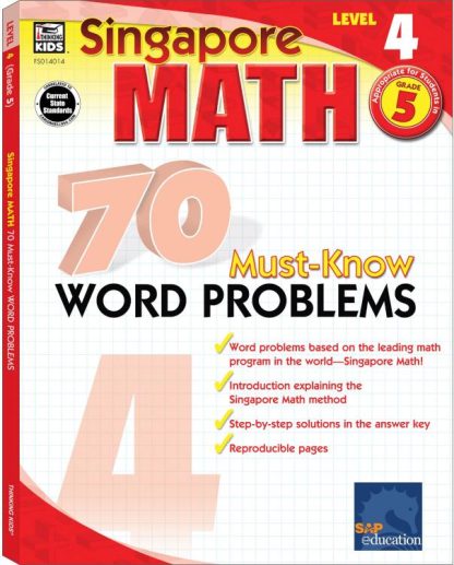 9780768240146 Singapore Math 70 Must Know Word Problems Grade 5