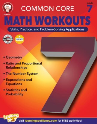 9781622234707 Common Core Math Workouts 7