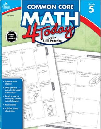 9781624420405 Common Core Math 4 Today Grade 5 (Supplement)