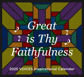 9781640703131 Great Is Thy Faithfulness Voices 2025 Inspirational Wall Calendar