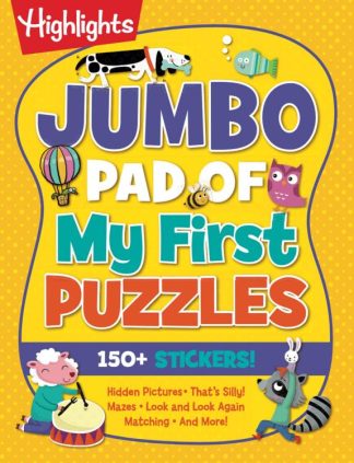 9781684379187 Jumbo Pad Of My First Puzzles