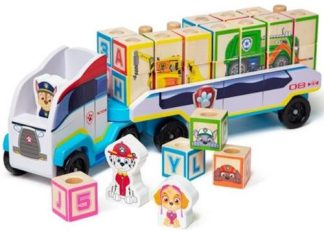 000772332729 PAW Patrol Wooden ABC Block Truck