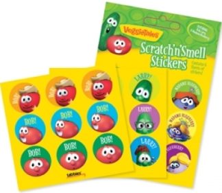 084371284719 VeggieTales Scratch N Smell Stickers